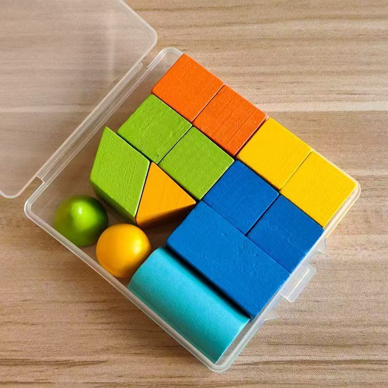 Juego completo de material didáctico de matemáticas para el primer grado de la escuela primaria, gráfico geométrico tridimensional, disco geométrico, barra de rompecabezas