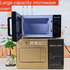 20L/25L Microwave Oven家用多功能微波炉转盘式机械旋钮外贸出口