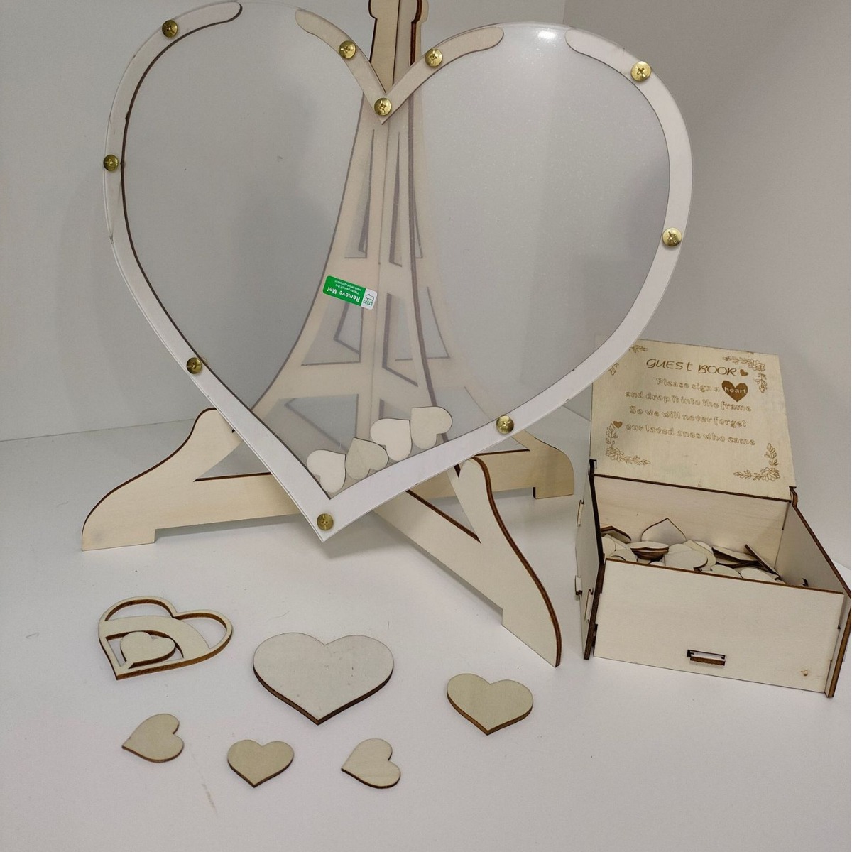 Wooden Wedding Guest Book