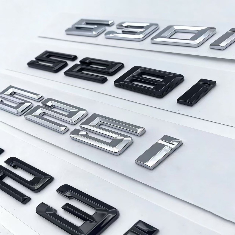 Suitable for 18-23 Bmw New Model Car Logo Stickers 520I 525I 528I 530I 535I 550I Displacement Tail Stickers