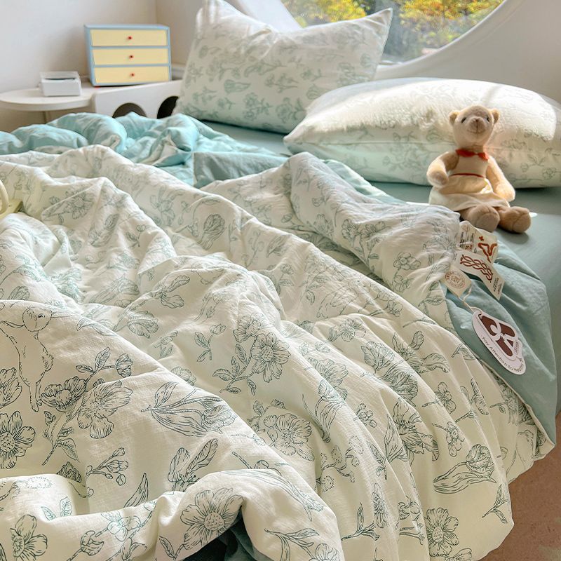 바다코끼리숲 [매우 부드러운 알몸 수면 이중 거즈 여름 이불]