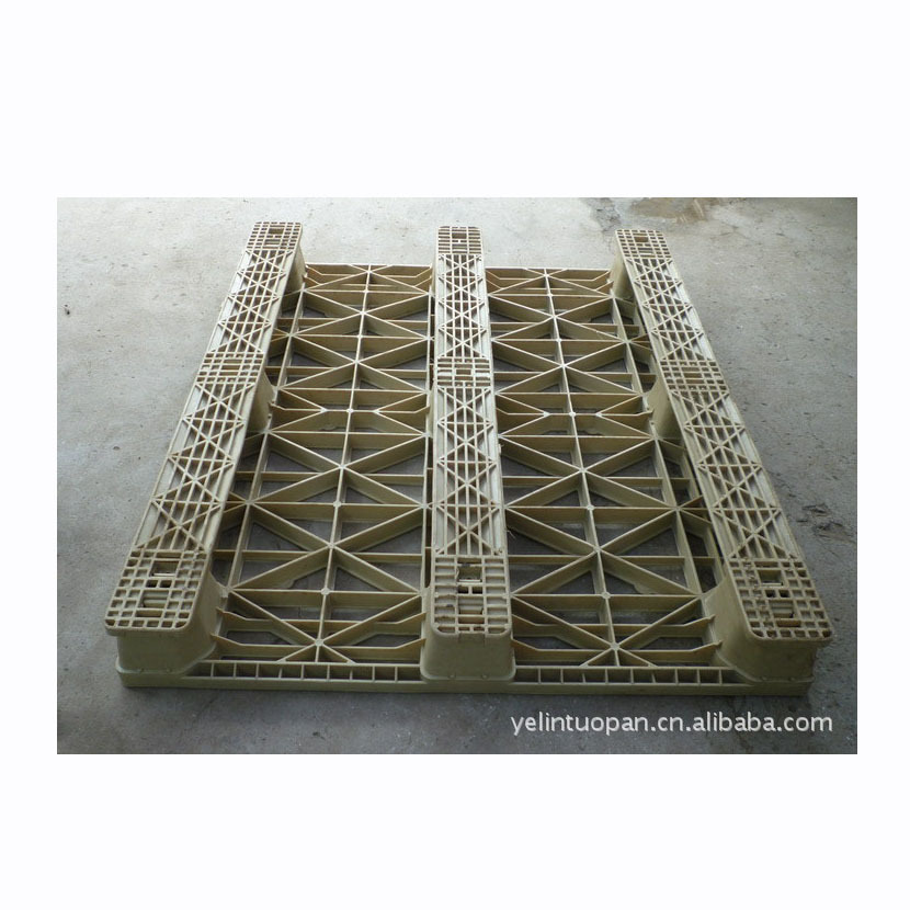 厂家供应网格川字型塑料托盘 仓库搬运四面进叉式木质托盘