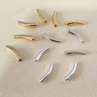 18K����ɫ���䓾������揝�ܠt����ˮ�θ��鴮��diy���