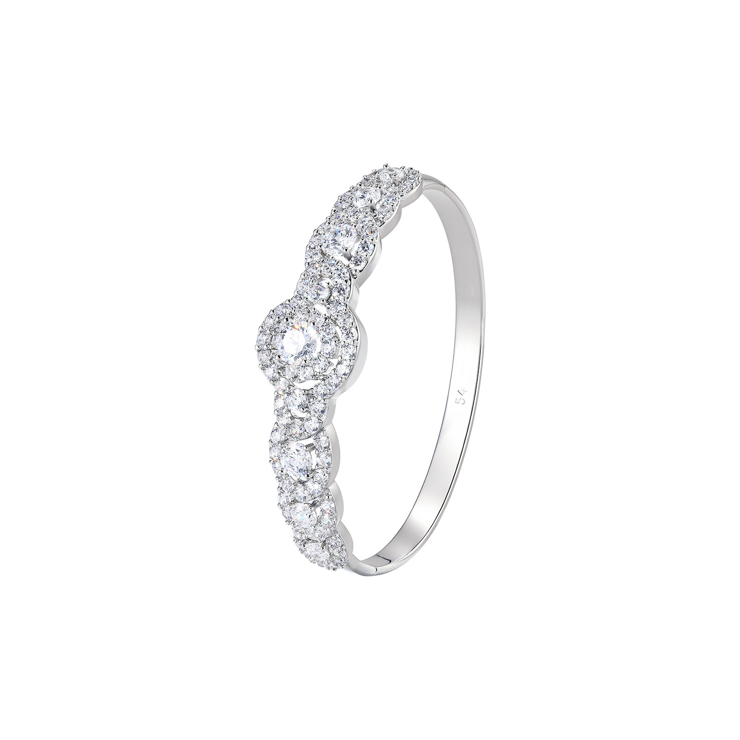 Pulsera de Hebilla para Mujer en Aleación de Cobre