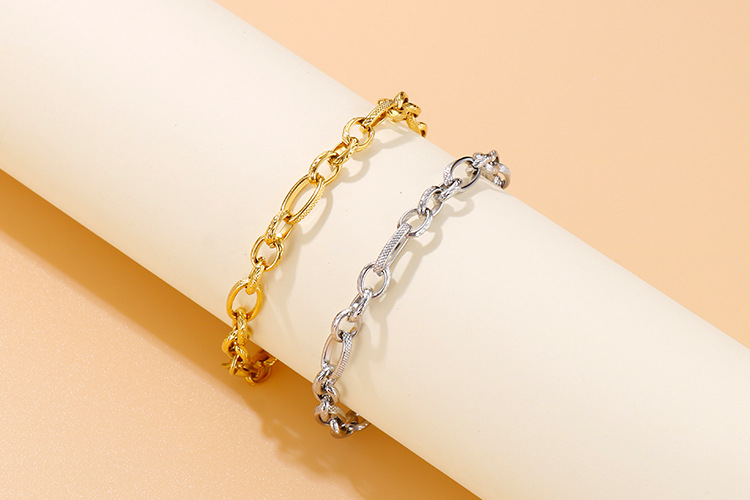 7g Weight Vacuum Plating Gold Plating Process 18K Gold Plated Plating Material Wedding, Travel Occasion 304 Stainless Steel Material Geometric Pattern Women'S Gender Fashion Style Gold, Silver Color Fashion 18K Gold Plated Titanium Steel Wholesale 1