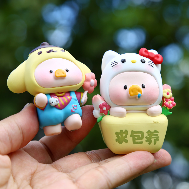 新しいアニメかわいい豚 KT シリーズ Q バージョンハンドメイドオフィス人形かわいいピンク豚ガールハート装飾装飾品|undefined
