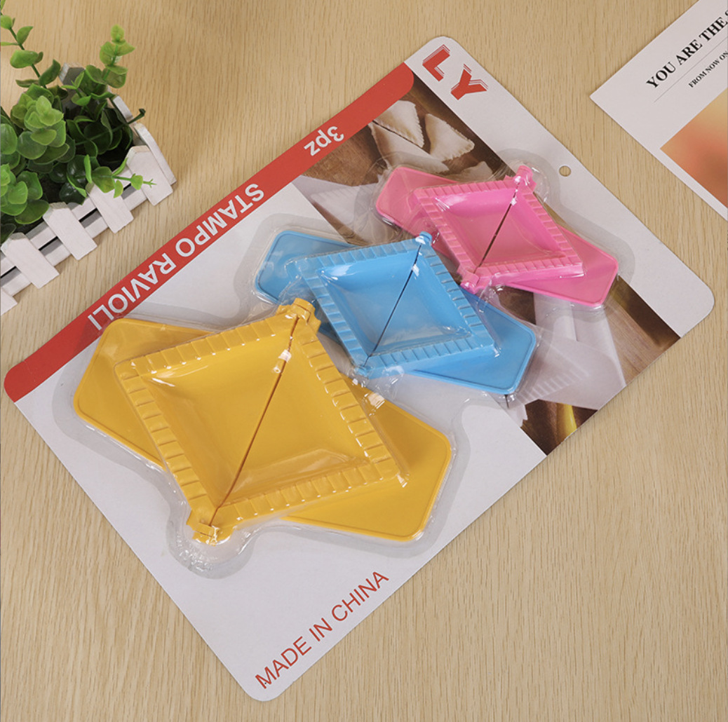 Cross-border household triangular dumpling mold, quick dumpling-making tool, convenient dumpling-making gadget, kitchen dough presser