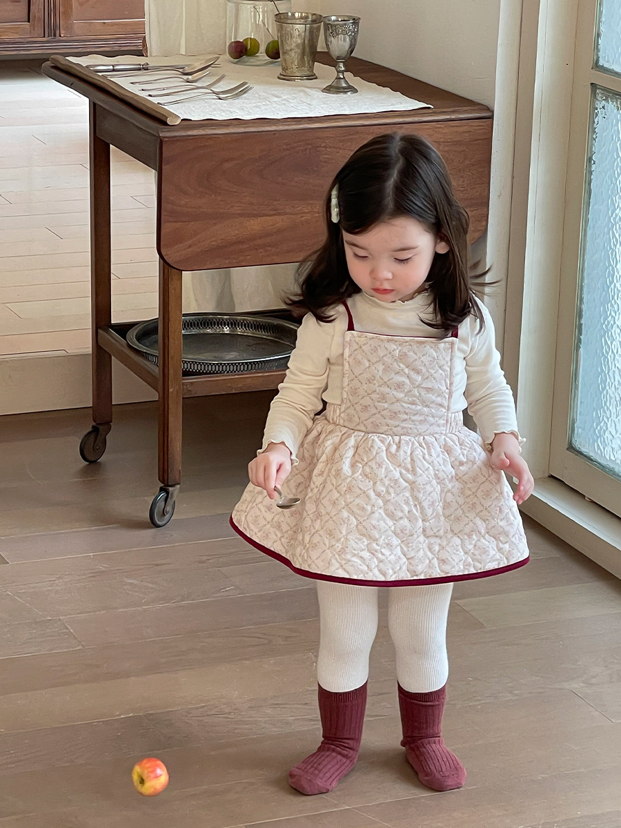 Sugar Pear ropa infantil niñas leggings 2024 otoño nuevo niño coreano pantalones de aire extranjero pantalones de otoño bebé