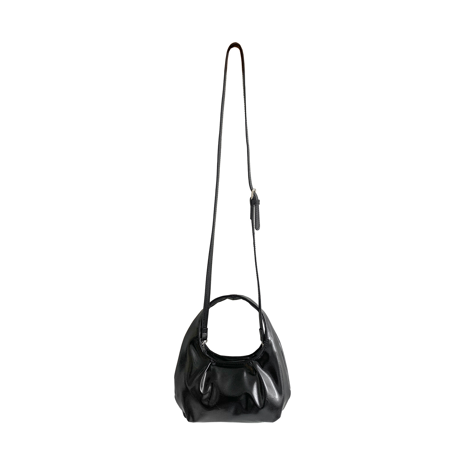 2026 Pleated Handbag Luxury Fashion Versatile Cloud Mini Bag Niche Soft Leather Women's Crossbody Bag - Thumbnail 5