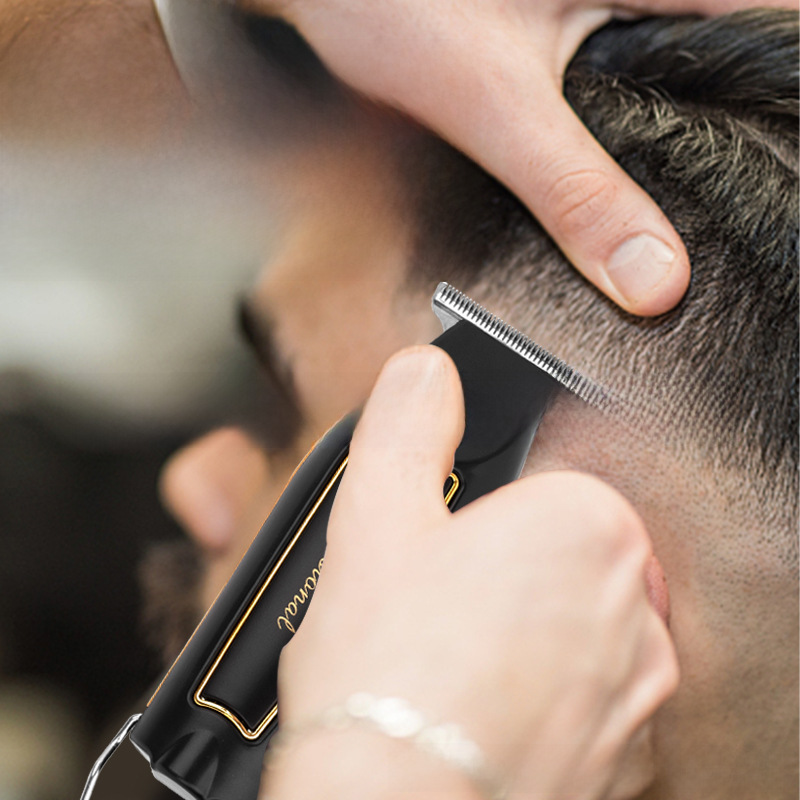 Factory Direct Sale Amazon Cross-border Hair Clipper, Razor, Ox Horn Knife, Digital Electric Hair Cutter, Carving Hair Scissors