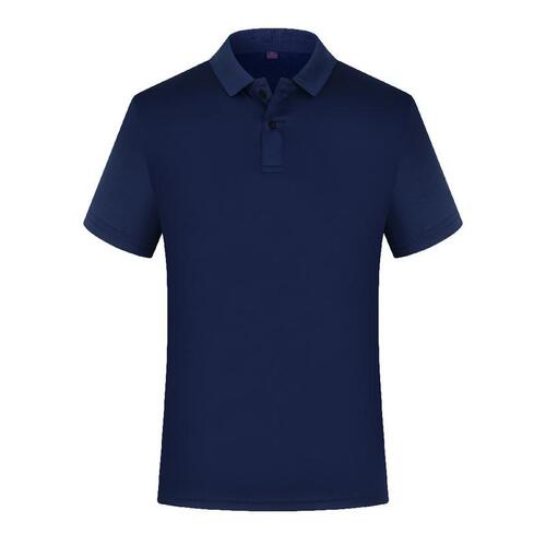 Quick-drying lapel polo shirt with custom logo solid color short-sleeved t-shirt advertising cultural shirt group uniform work clothes wholesale