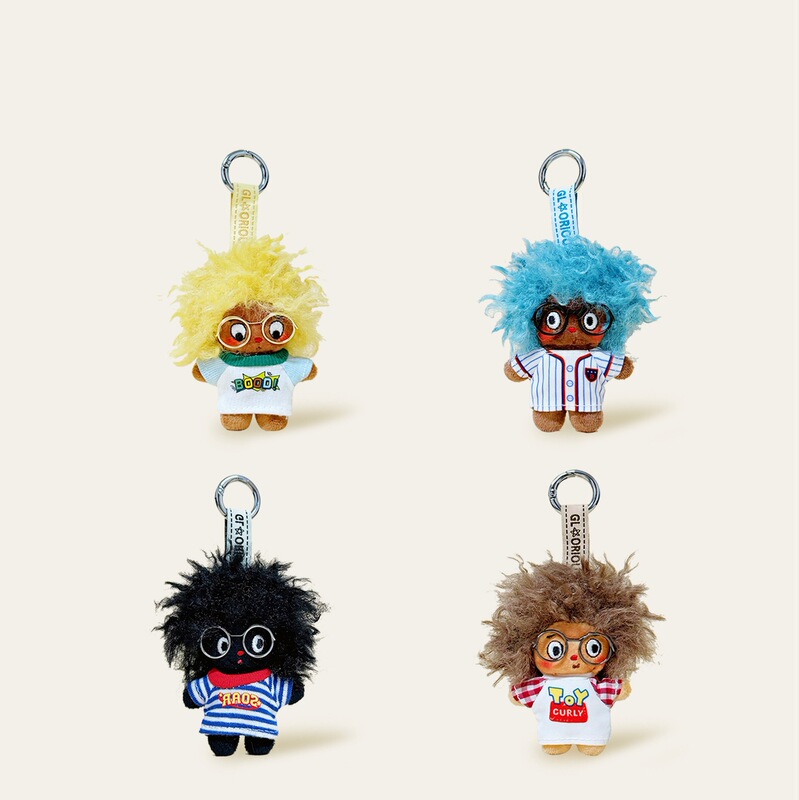 Original Authorized Electric Shock Fluffy Doll Fun Bag Pendant Small Toy Cute Keychain Plush Creative