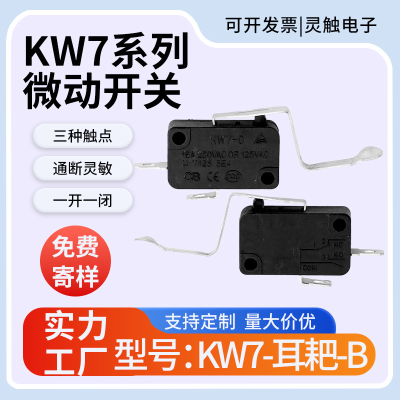 Washing Machine Hook-Type Push-Button Micro Switch, Two-Pin Smd Reed Switch, Light-Touch Car Door Lock