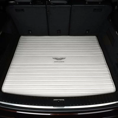 Trunk Mat | Vehicle - pure-cowhide-athens-white-aston-martin-dbx-trunk-mat