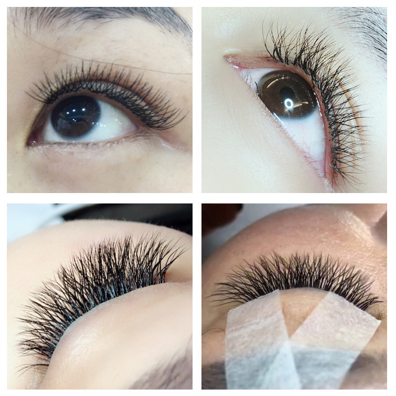 Y型睫毛交叉网状编织自动开花假睫毛自然浓密柔软仿真嫁接假睫毛