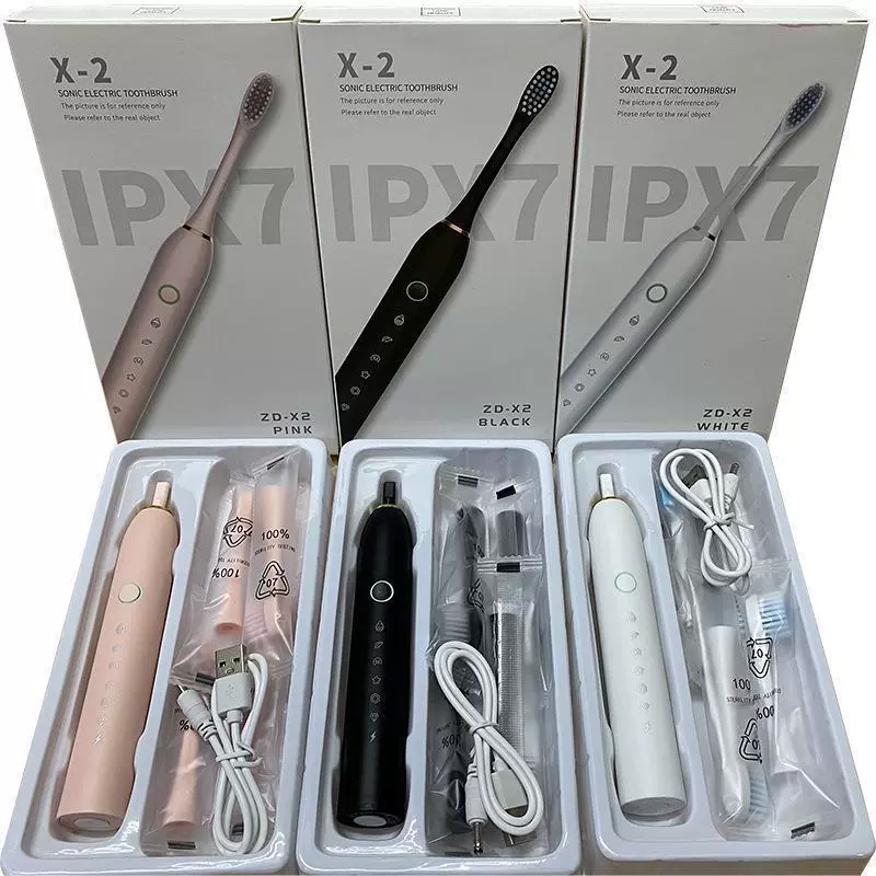 Waterproof rechargeable soft toothbrush for beloved, vibration