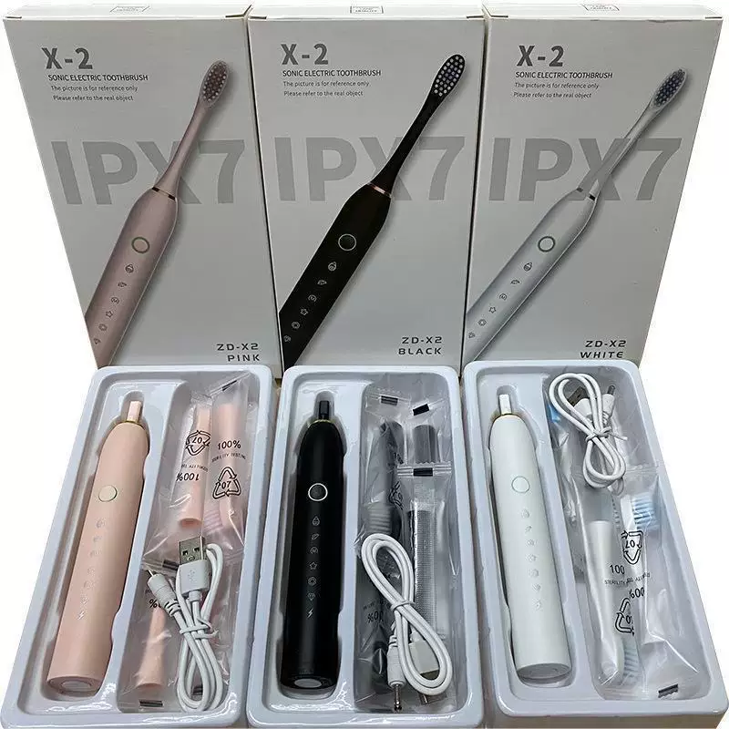 Waterproof rechargeable soft toothbrush for beloved, vibration