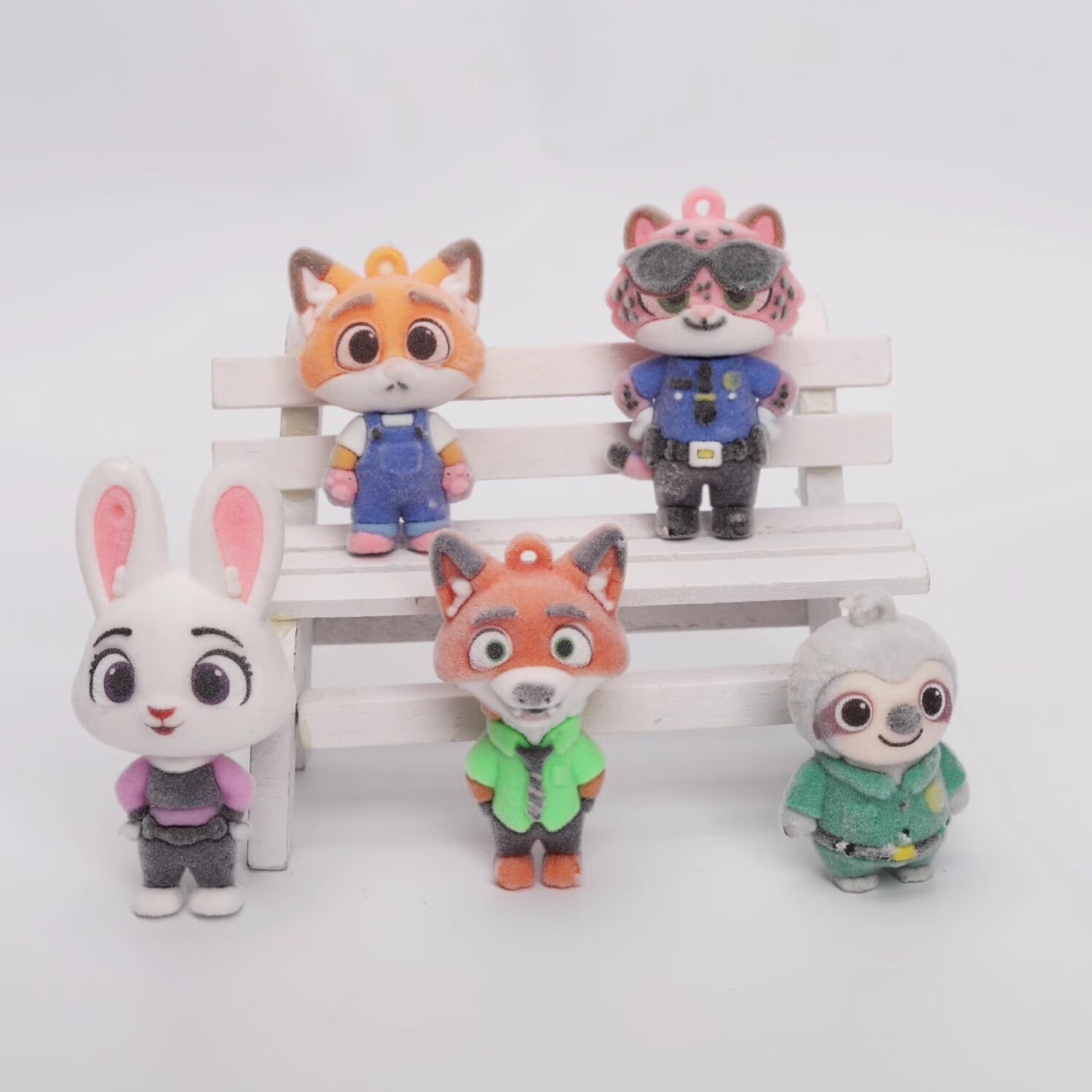 Cute Cartoon New Style Keychain from Zootopia, Suitable for Couples, Bag Pendant, Gift Wholesale Available
