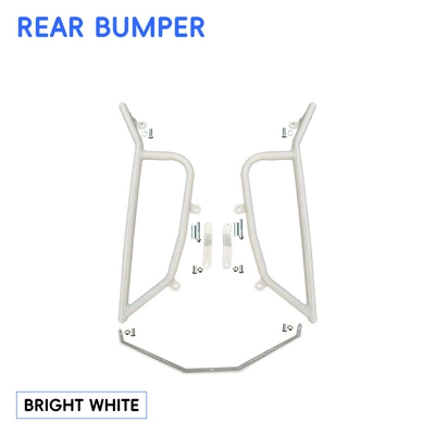 AURA150 crash guards, front and, Motorcycle bumper - whitereinforced-rear-bumper