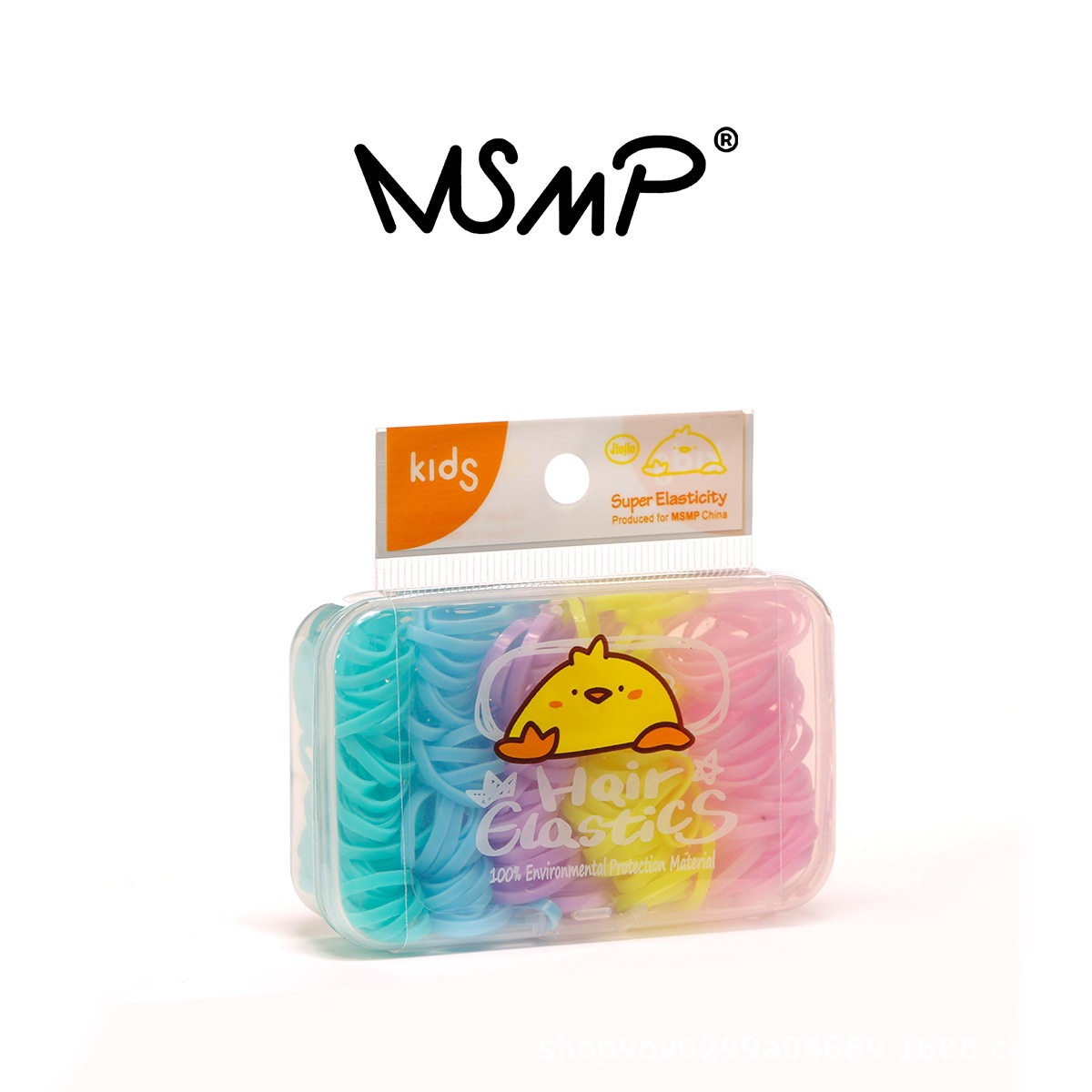 MSMP auténtico color caramelo correa de goma desechable para estudiantes de verano anillo de cabello para niños adornos de cabello tirando constantemente