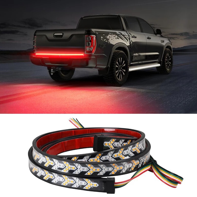 12V-24V Car Trunk Light Flow Light Strip Modified Fishbone Turn Signal Light Truck Brake Light Running Light Strip 12V-24V Car Trunk Light Flow Light Strip Modified Fishbone Turn Signal Light Truck Brake Light Running Light Strip