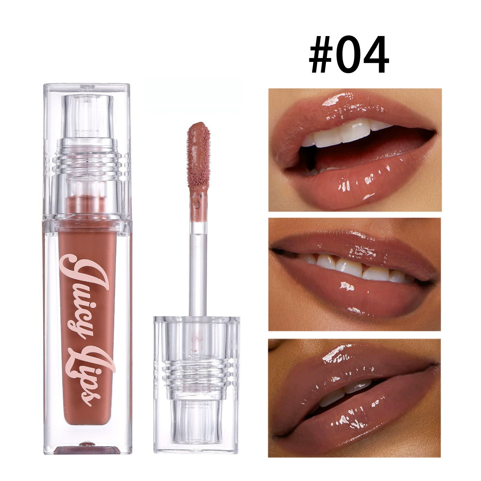 Highlighter Moisturizing Lip Gloss, Intense Hydration & Plumping Mirror Shine, 5.5 g