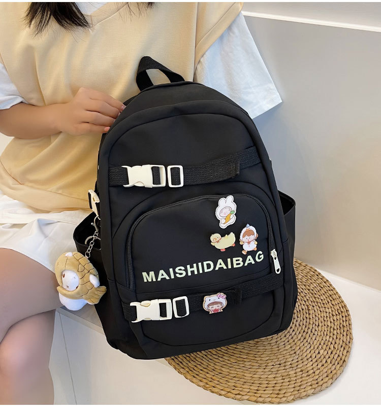 Nylontuch Großraum-rucksack Im Koreanischen Stil Großhandel Nihaojewelry display picture 4