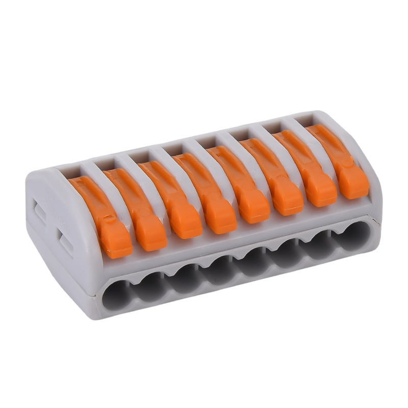 Terminal de cableado, cableado de construcción, terminal de cableado rápido, 2 agujeros, 4 agujeros, 5 agujeros, paralelo de corriente grande