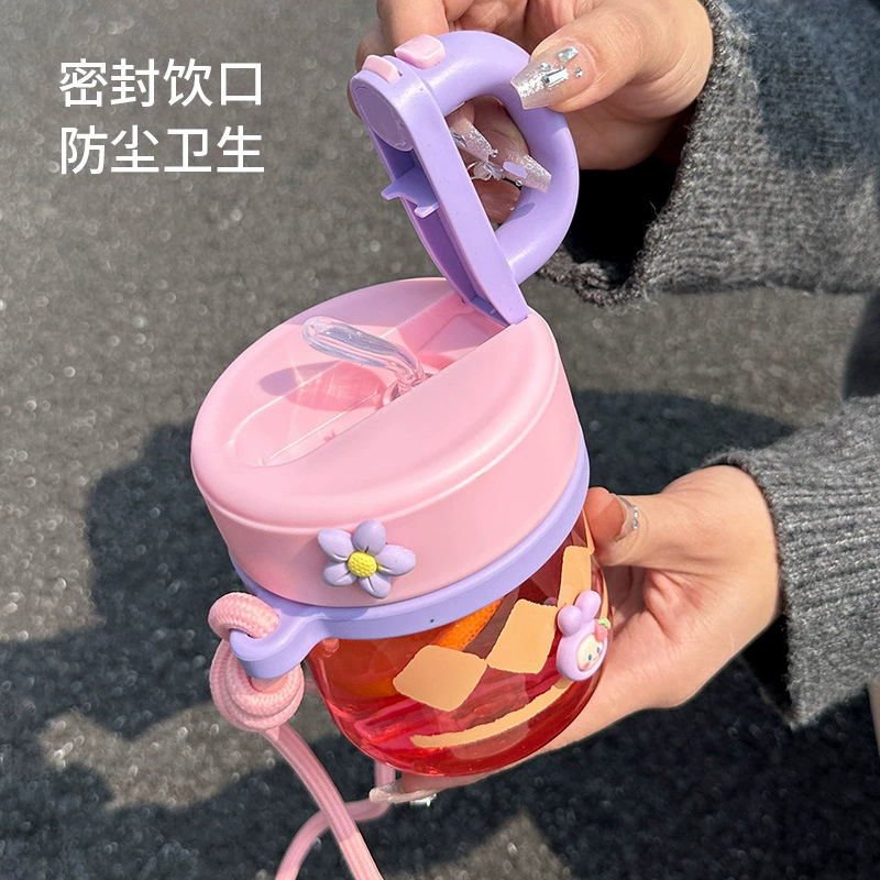 Plastic handheld high quality glass for elementary school students with glass