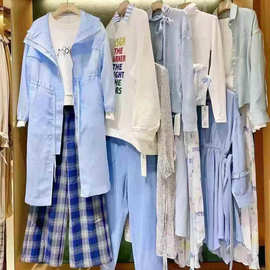 金苑24秋韩系学院通勤休闲风连衣裙上衣裤裙品牌折扣直播一手货源