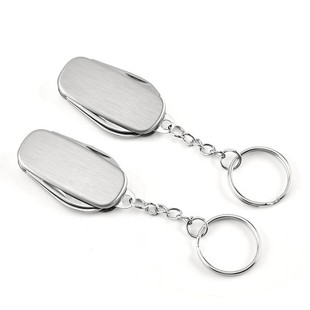 Factory Direct spring knife stainless steel multi-functional gift knife keychain multi-open knife outdoor folding tool