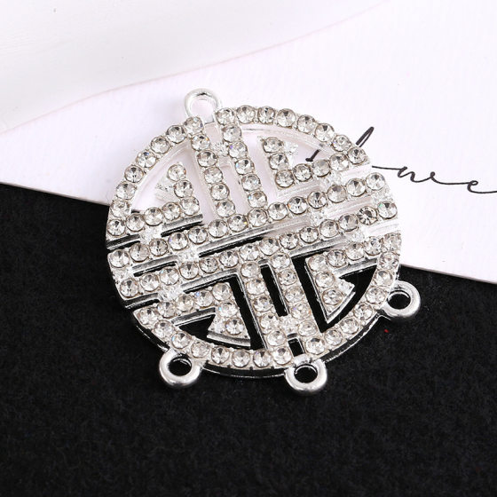 New Mongolian elements full diamond Mongolian auspicious knot accessories traditional diamond craft fashion accessories manufacturers wholesale