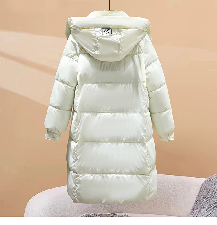Damenbekleidung Wintermäntel Baumwolljacke für Damen mittlere Länge neue Winter verdickte über dem Knie lose Baumwolljacke_voghion.com