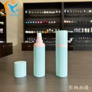 100ml直圆亚克力包装瓶按压式精华乳液分装瓶