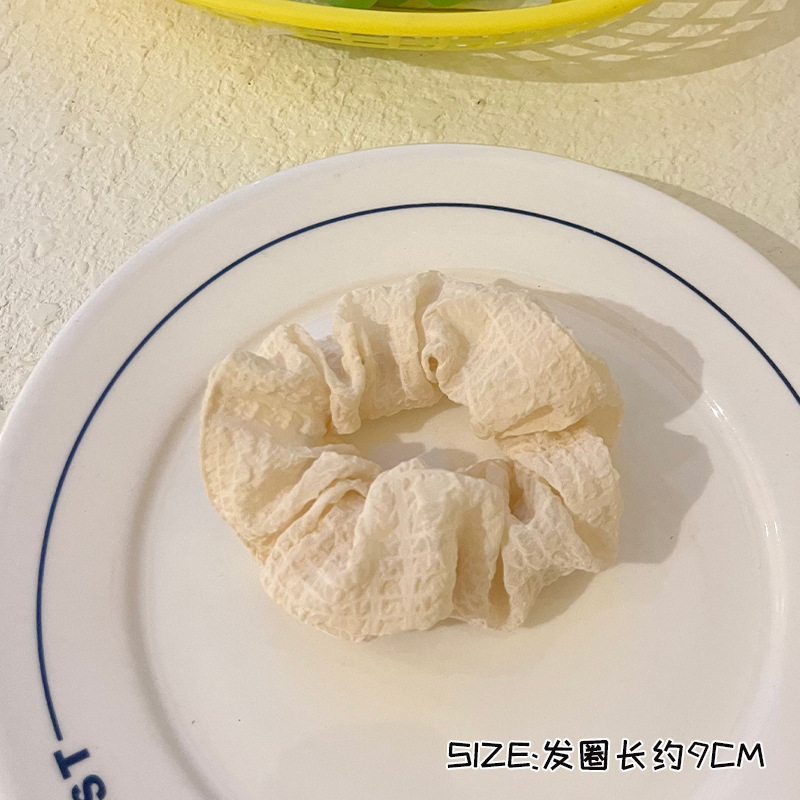 赵露思同款蕾丝发圈丸子头发绳高级感大肠发圈绑头发头花发饰批发|undefined