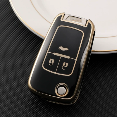 car key, Car key bag - black-3-keys