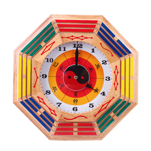 Manufacturer 30cm Four Seasons Ping An Tai Chi Bagua Clock Traditional Folk Pendant Wholesale