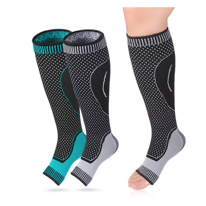 Sports Ankle Protection Knitted Lengthened Calf Protection Warm Breathable Pressure Leg Cover Basketball Football Mountaineering Protector
