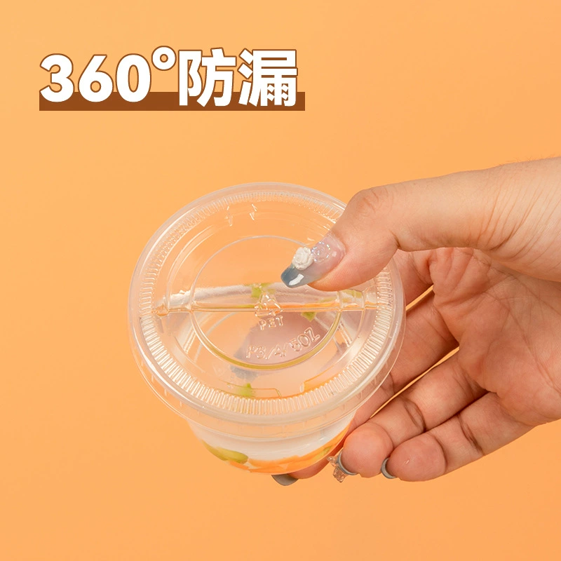 Processing and custom disposable sauce cup circular plastic PP split banded seasoning pepper takeaway packing dipping box