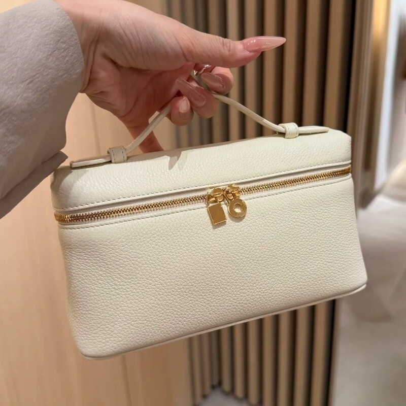Cross-Border Hot-Selling Lp19 Lunchbox Bag, High-Quality First-Layer Cowhide Clutch Bag, Fashionable Women's Bag, Commuter Shoulder Crossbody Bag Cross-Border Hot-Selling Lp19 Lunchbox Bag, High-Quality First-Layer Cowhide Clutch Bag, Fashionable Women's Bag, Commuter Shoulder Crossbody Bag