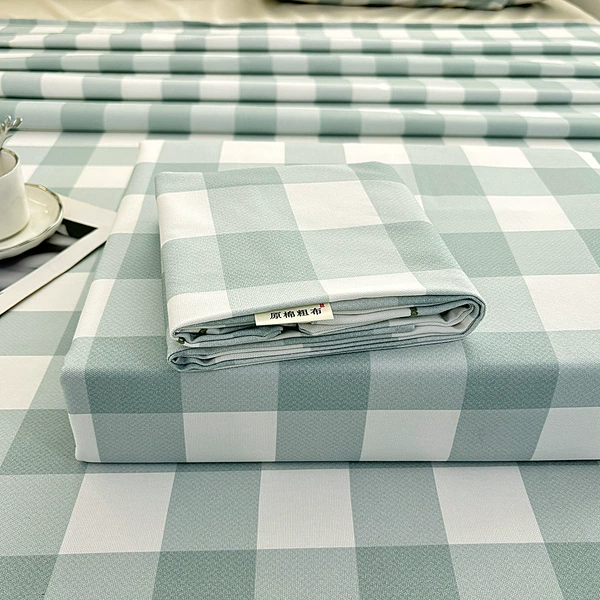 Small square-green [100% cotton]