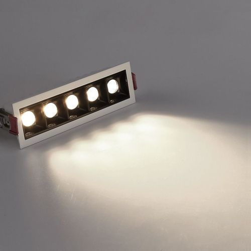 Embedded grille line light led strip spotlight ceiling light home aisle corridor living room without main light lighting