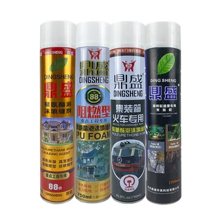 供应聚氨酯发泡胶泡沫填缝剂阻燃型鼎盛门窗边缝发泡剂火车厢边缝