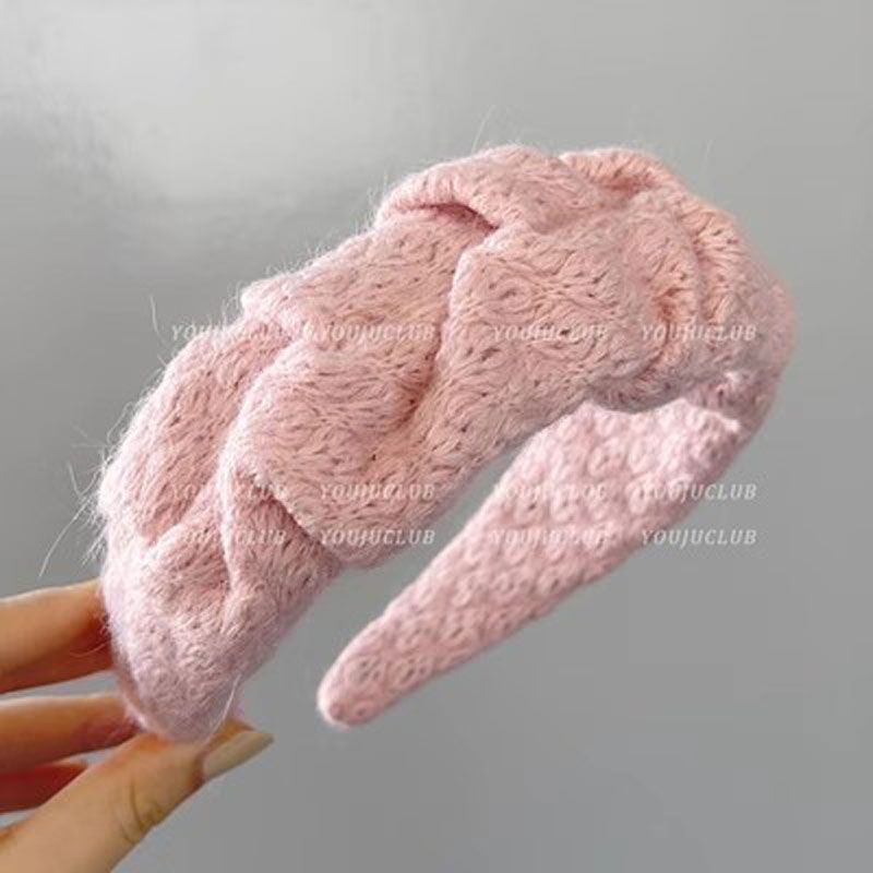 Retro cute fuchsia headband