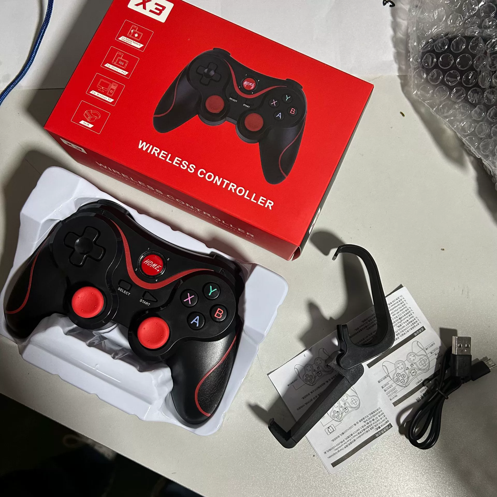 Cross -border supply direct supply X3 wireless Bluetooth game handle is directly connected to Android system iOS chicken gamepad