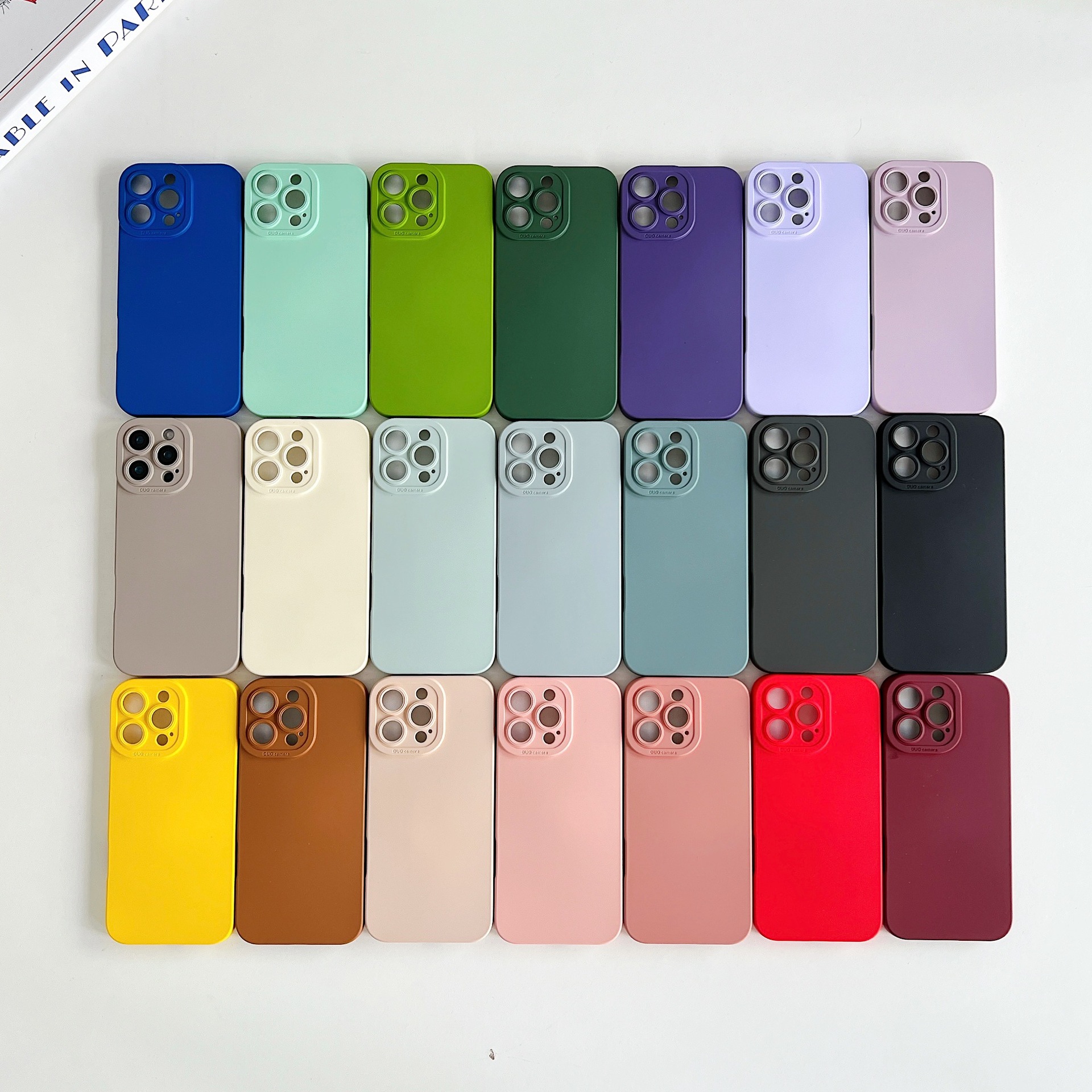 55g Weight iPhone Applicable Brands Phone Cases Classification tpu Material Solid Color Pattern Simple Style Style Tpu Solid Color Simple Style Phone Cases Phone Accessories 33