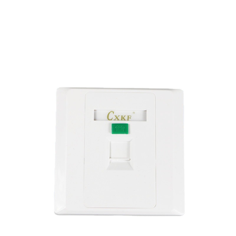 供应单口网络信息面板 电话面板 86型面板 一件代发 网络面板