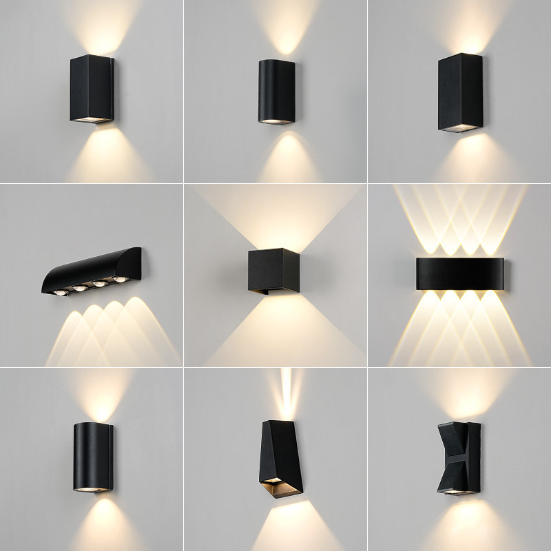 Led Outdoor Waterproof Wall Light, Wall Washer Spotlight, Outdoor Courtyard Balcony Stairway Wall Light, Bedroom Bedside Light