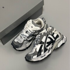 B家巴黎七代慢跑鞋RUNNER做旧增高休闲运动鞋男女款透气增高