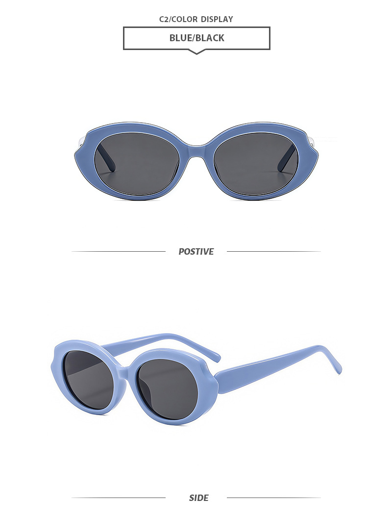 57g Weight Full Frame Glasses Structure Sunglasses Classification Ac, UV400 Protection Lens Material Oval Frame Glasses Style Outdoor, Travel, Beach Occasion Oval Pattern All Seasons Season Unisex Gender Basic, Simple Style Style Orange, Grey Color Basic Simple Style Oval Ac UV400 Protection Oval Frame Full Frame Women's Sunglasses 6